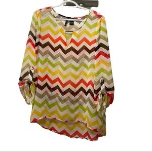 New Directions Sheer Blouse